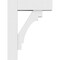 Ekena Millwork Standard Merced Architectural Grade PVC Bracket with Block Ends, 5"W x 18"D x 24"H BKTP05X18X24MRC05 - alternate 3